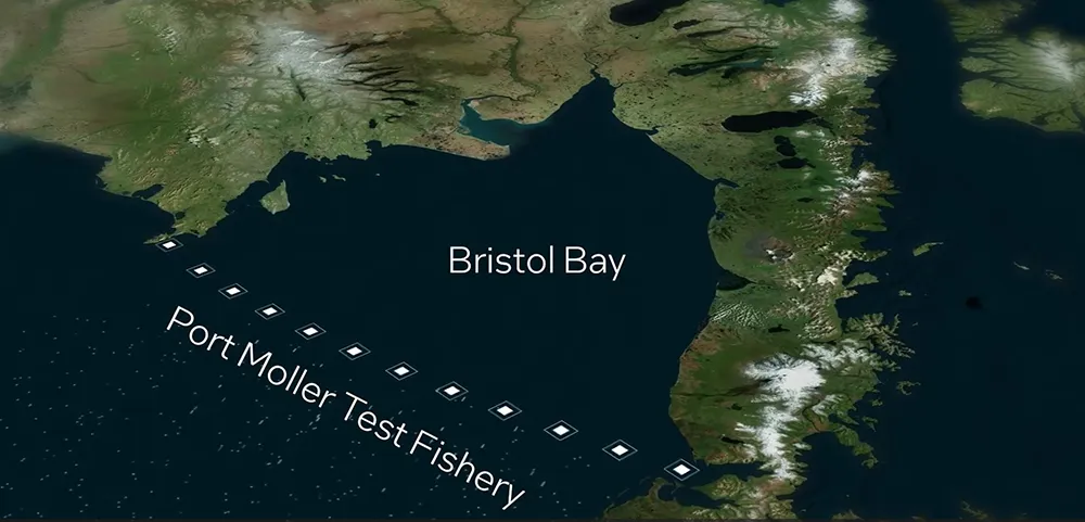 Map of Bristol Bay, Alaska